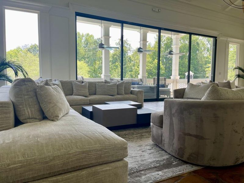 Furnished interior view inside a new home in Hamptons at Riverwood East, Dallas (Image 10).