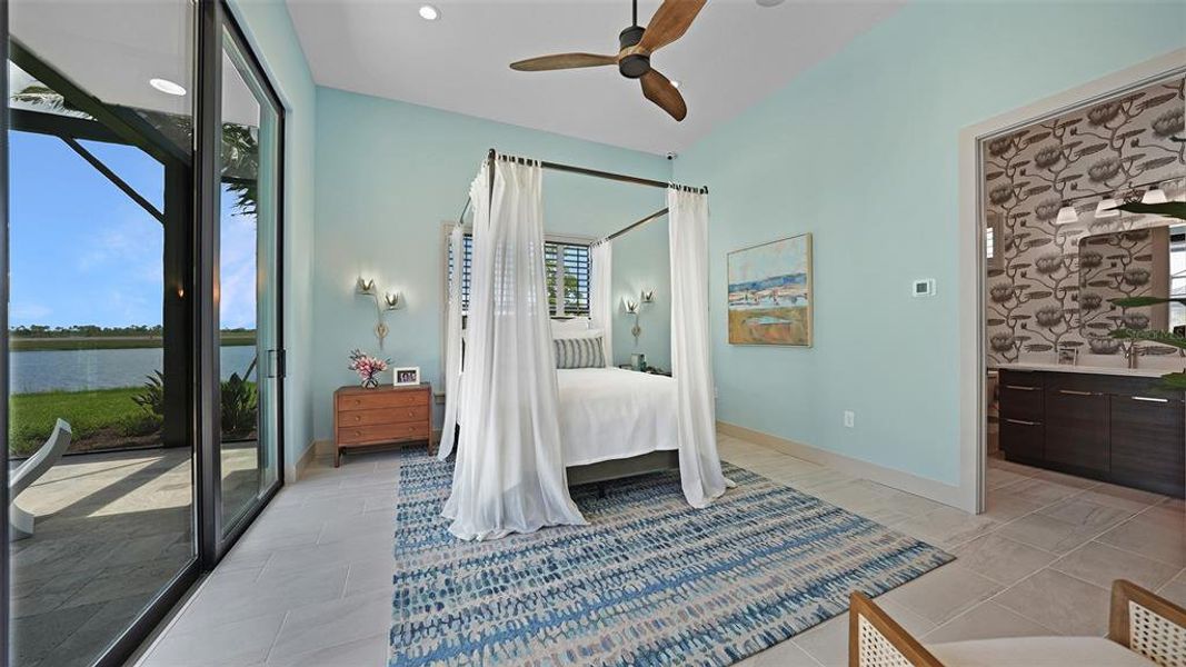 Furnished interior view inside a new home in , Venice (Image 54).