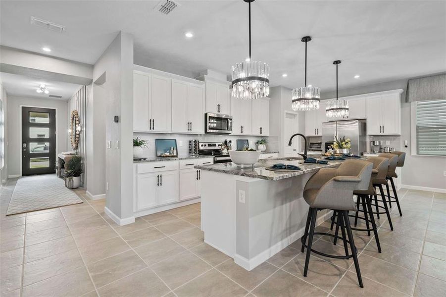 Furnished interior view inside a new home in , Kissimmee (Image 7).