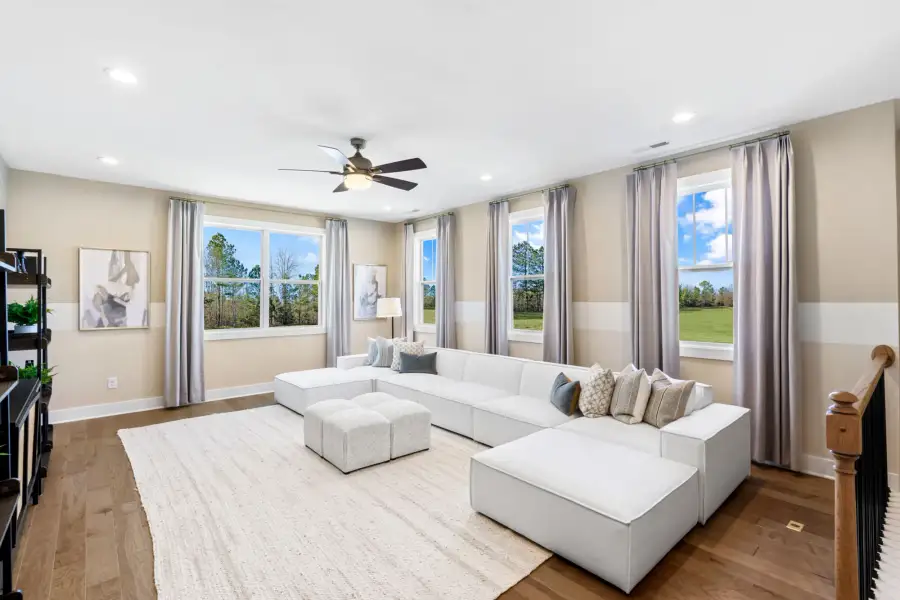 Furnished interior view inside a new home in Madison Park, Lillington (Image 22).