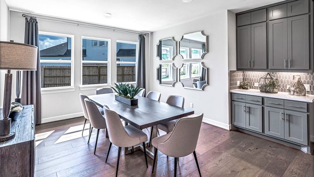 Furnished interior view inside a new home in Avalon at Cypress, Cypress (Image 7).