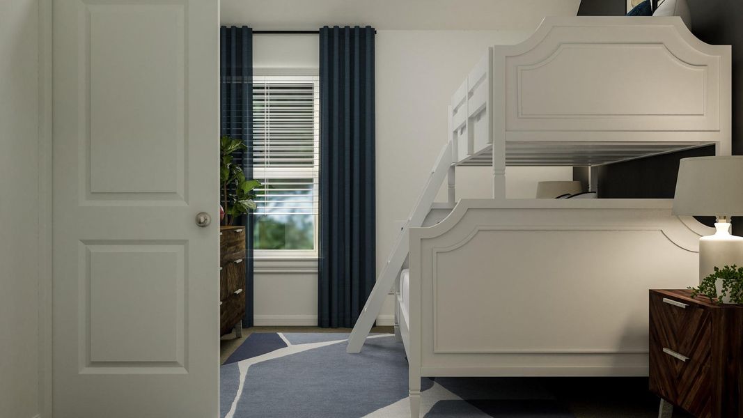 Furnished interior view inside a new home in Lively Ranch: Brookstone Collection, Georgetown (Image 7).