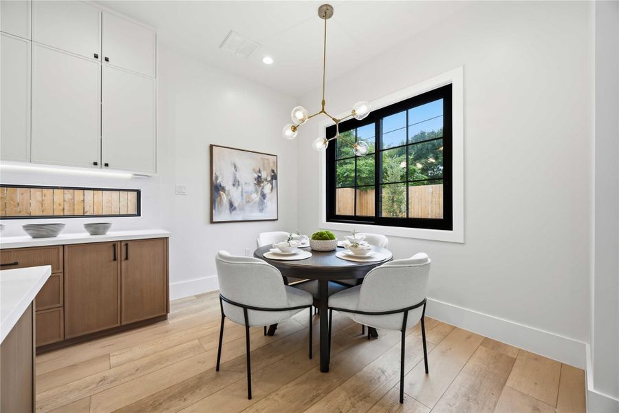 Furnished interior view inside a new home in , Houston (Image 8).