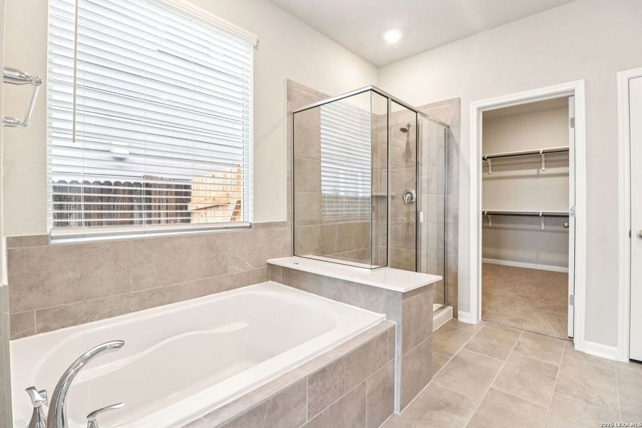 Furnished interior view inside a new home in Estancia Ranch - Classic Series, San Antonio (Image 19).