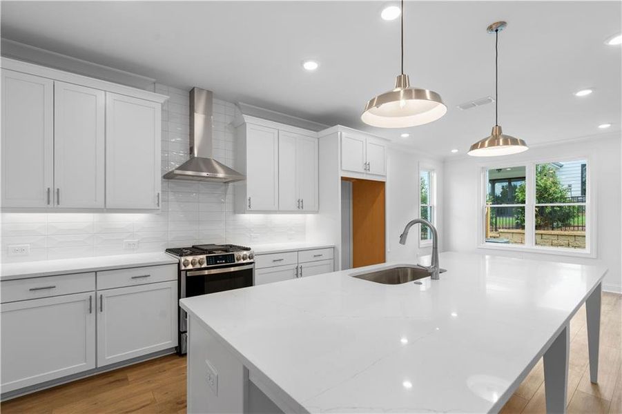 Furnished interior view inside a new home in Millcroft Townhomes, Buford (Image 19).