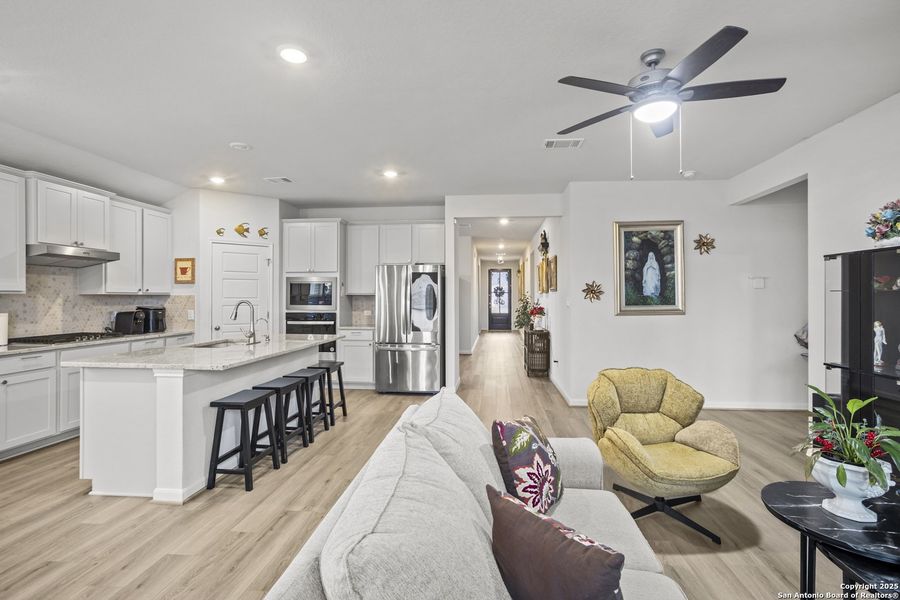 Furnished interior view inside a new home in , San Antonio (Image 14). Furnished interior view inside a new home in , San Antonio (Image 14).