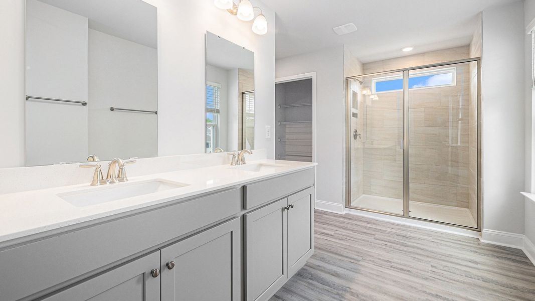 Furnished interior view inside a new home in Chapman Village, Conway (Image 9).