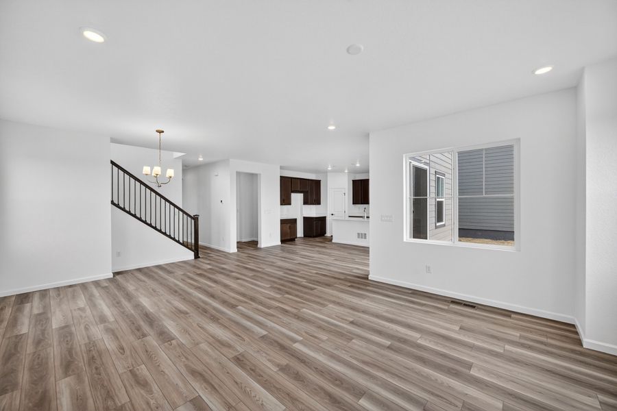 Spacious, unfurnished interior of a new home in The Town Collection at Independence, Elizabeth (Image 10).
