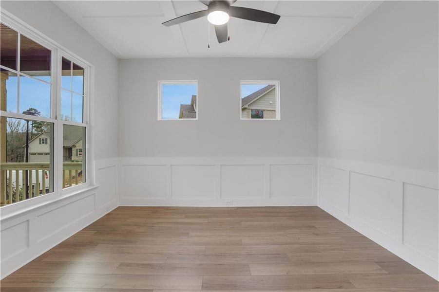 Spacious, unfurnished interior of a new home in Cambridge, Flowery Branch (Image 26). Spacious, unfurnished interior of a new home in Cambridge, Flowery Branch (Image 26).