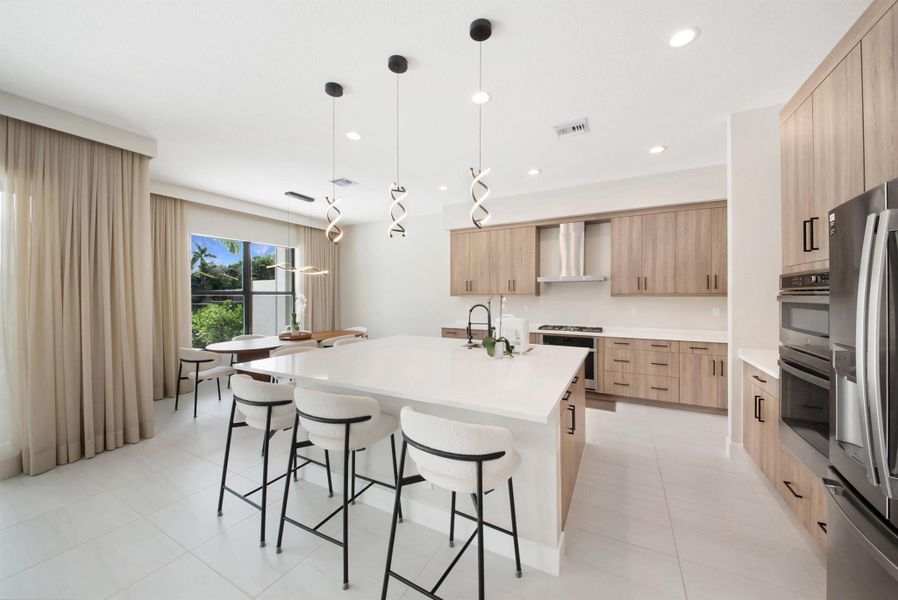 Furnished interior view inside a new home in , Boca Raton (Image 18).