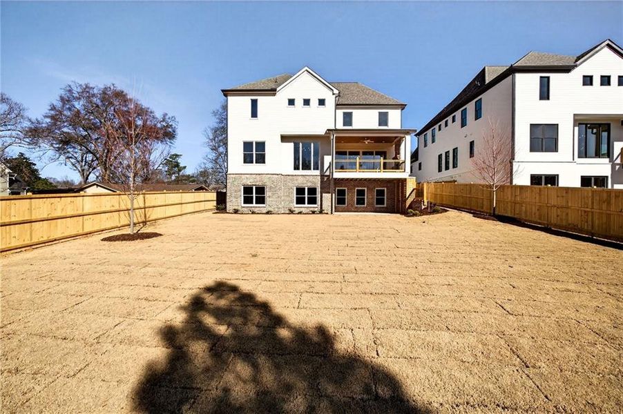 Exterior details and patio area of a home in , Roswell (Image 33).