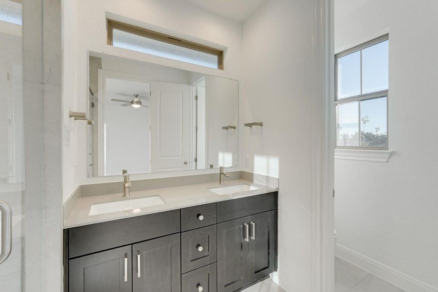 Furnished interior view inside a new home in The Porch at Du Pre, Buda (Image 7).