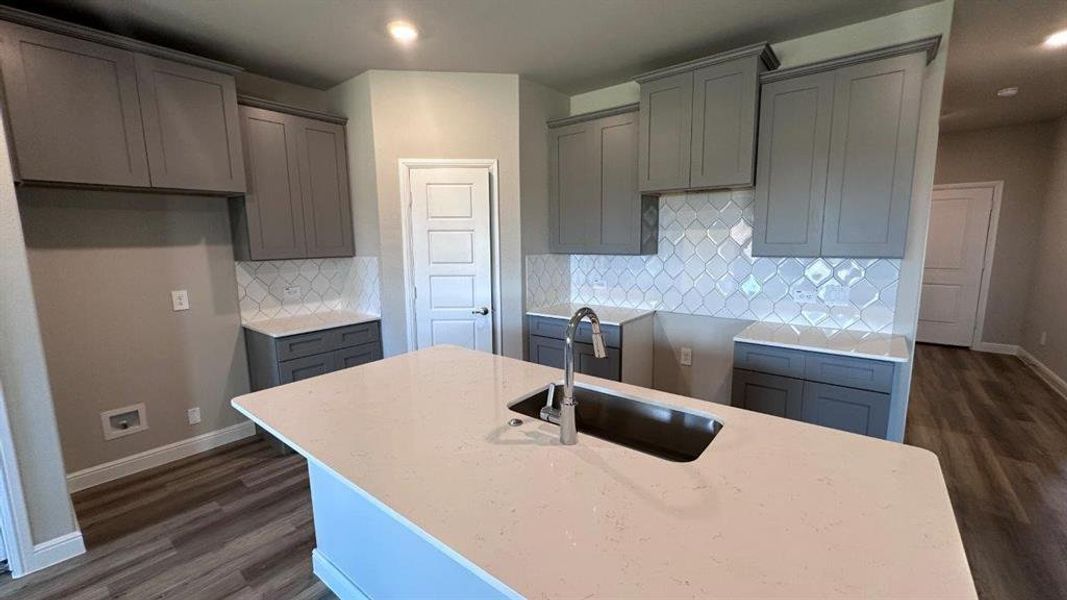 Furnished interior view inside a new home in Rock Creek West, Fort Worth (Image 6). Furnished interior view inside a new home in Rock Creek West, Fort Worth (Image 6).