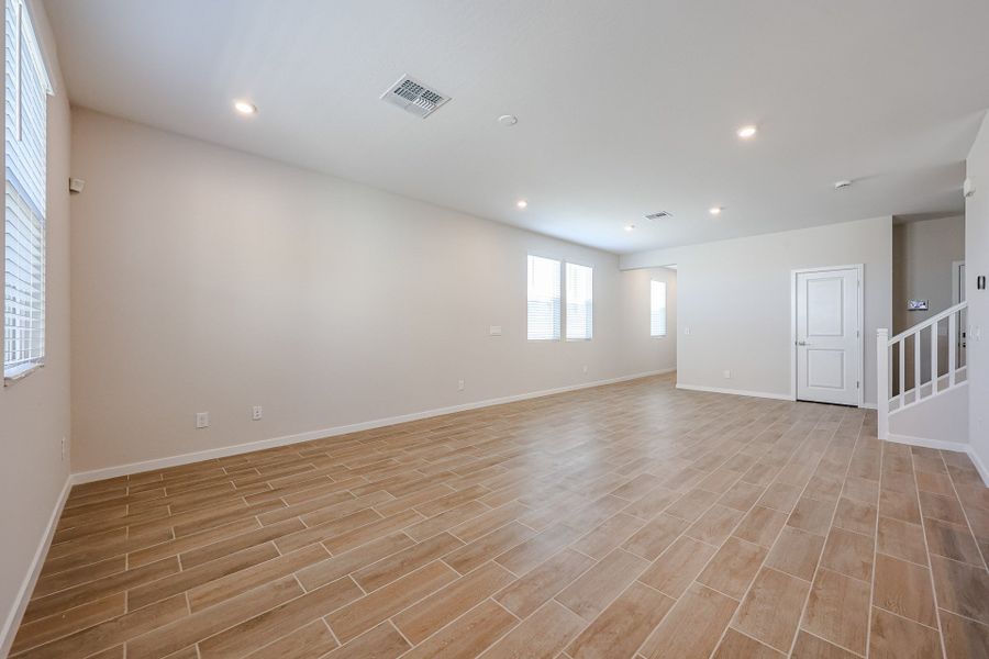 A large empty room.