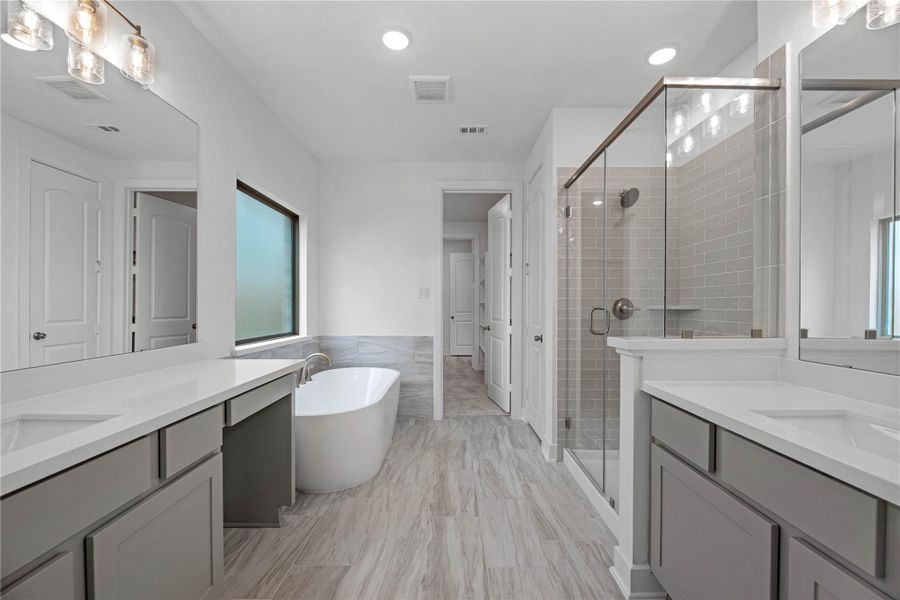 Furnished interior view inside a new home in Elyson - 40', Katy (Image 3). Furnished interior view inside a new home in Elyson - 40', Katy (Image 3).