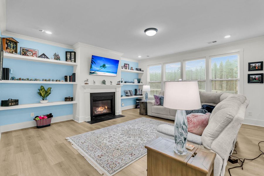 Furnished interior view inside a new home in Homecoming, Ravenel (Image 11).