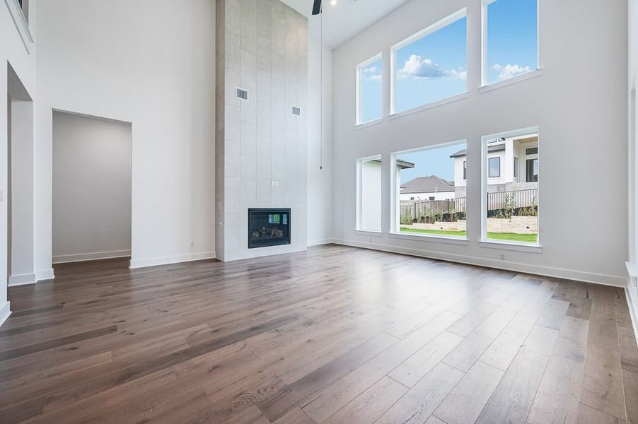Representative unfurnished interior of a home built from the Palladium by Taylor Morrison in Travisso Florence Collection, Leander (Image 12). Representative unfurnished interior of a home built from the Palladium by Taylor Morrison in Travisso Florence Collection, Leander (Image 12).