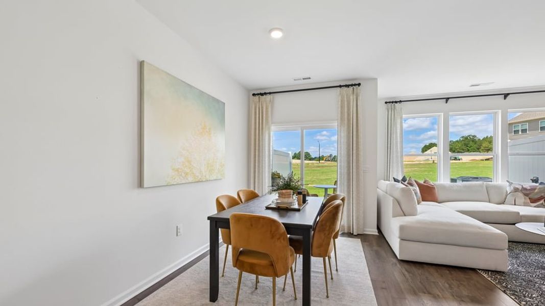 Furnished interior view inside a new home in Chapel Townes, Raleigh (Image 23).