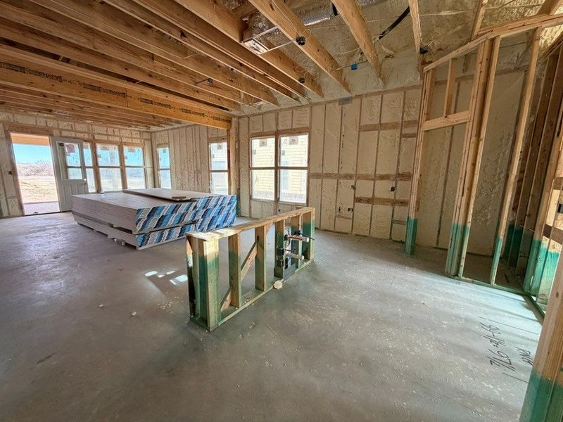 In-progress construction of a new home in Covenant Park, Springtown, TX (Image 5).