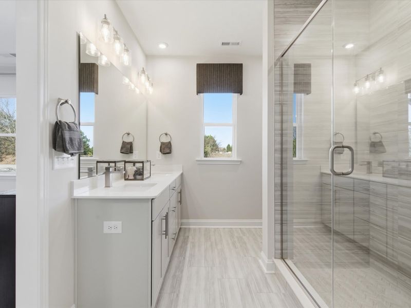 Representative furnished interior of a home built from the Anne by Tri Pointe Homes in Southbridge, Fort Mill (Image 24).
