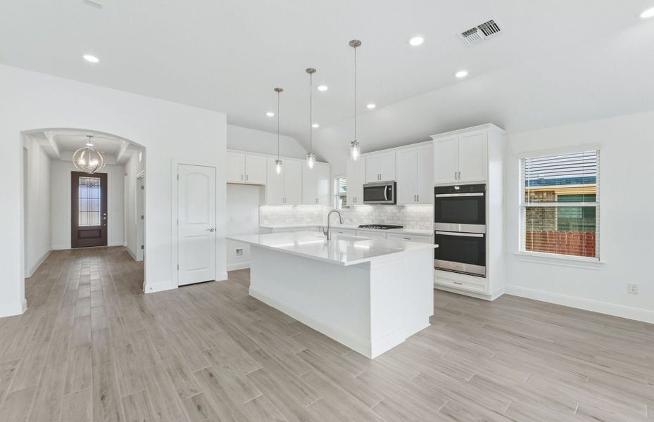 Furnished interior view inside a new home in Saddleback at Santa Rita Ranch, Liberty Hill (Image 11).