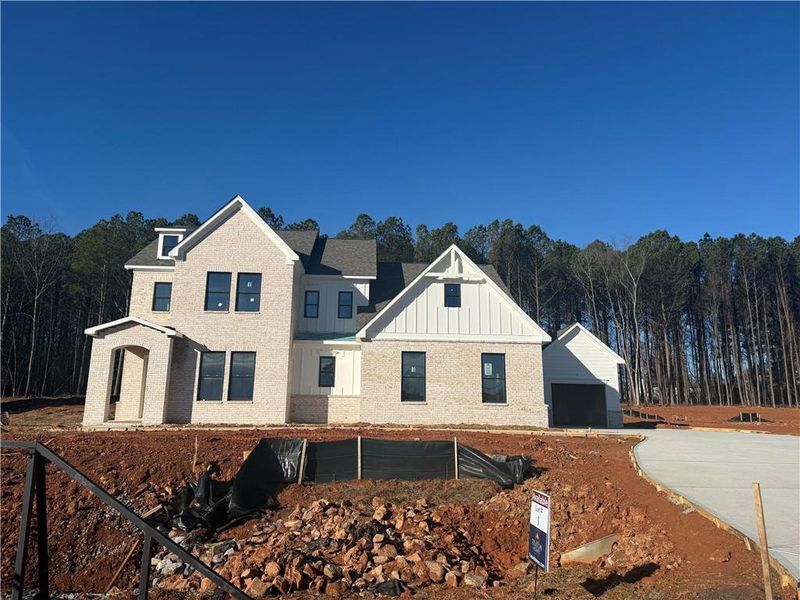 In-progress construction of a new home in The Reserve at Knollwood, Canton, GA (Image 23).