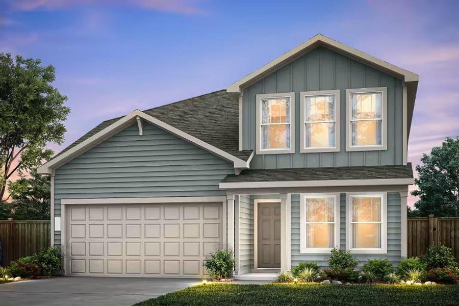 Centex Homes, Dinero elevation HC103, rendering Centex Homes, Dinero elevation HC103, rendering