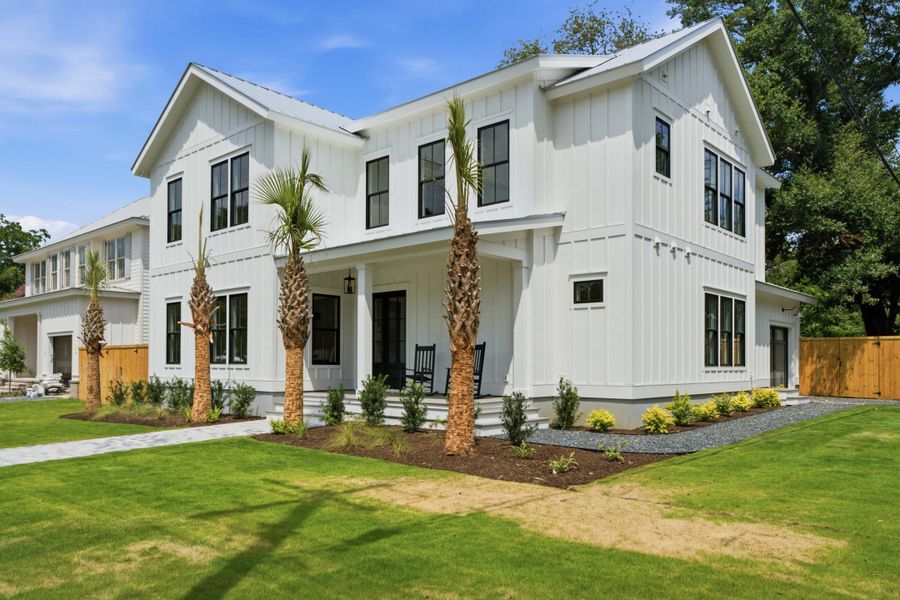 Front exterior of a new home in , Mount Pleasant, SC, highlighting curb appeal (Image 26). Front exterior of a new home in , Mount Pleasant, SC, highlighting curb appeal (Image 26).