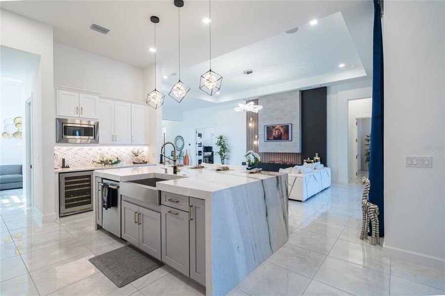 Furnished interior view inside a new home in , Wesley Chapel (Image 52).