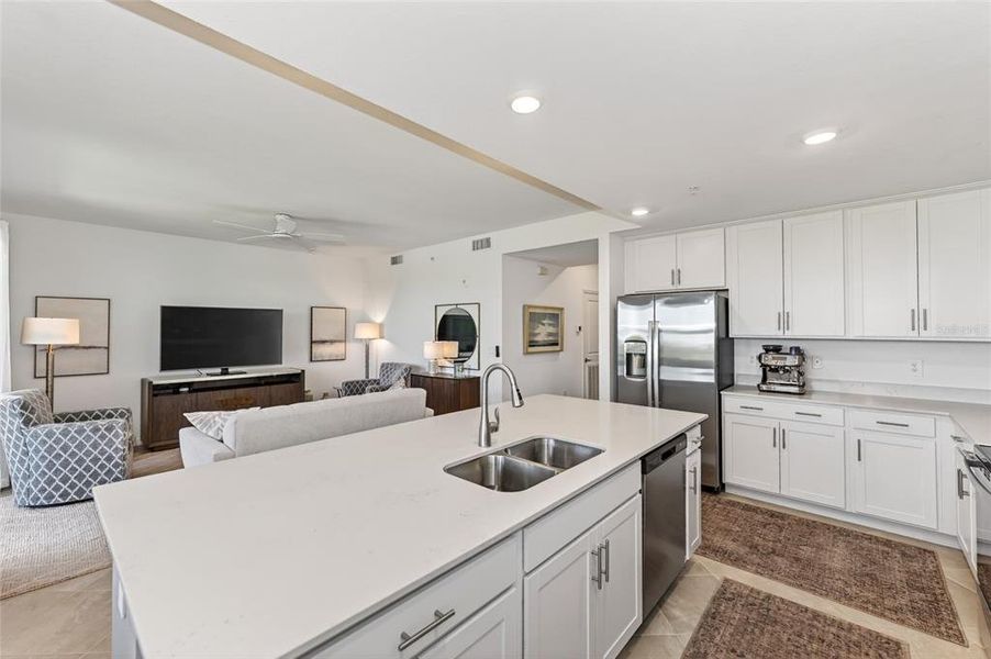 Furnished interior view inside a new home in Wellen Park Golf & Country Club, Venice (Image 15).