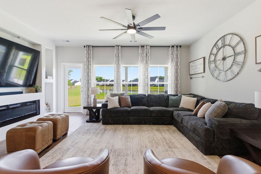 Furnished interior view inside a new home in , Summerville (Image 28). Furnished interior view inside a new home in , Summerville (Image 28).