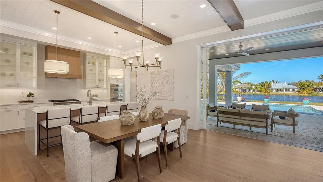 Furnished interior view inside a new home in , Sarasota (Image 10).