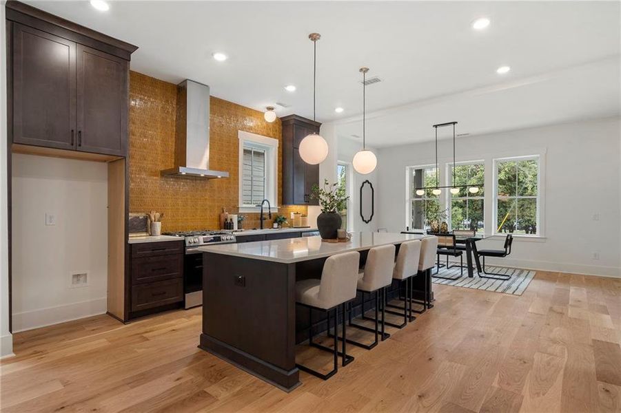 Furnished interior view inside a new home in , Atlanta (Image 4).