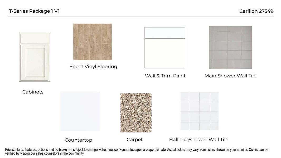 Materials commonly used for homes built from the The Madison by D.R. Horton in Carillon, Manor (Image 4).