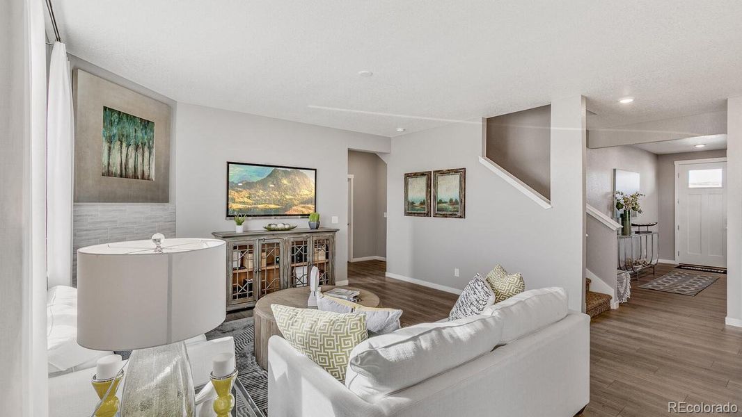 Furnished interior view inside a new home in Sky Ranch, Watkins (Image 14).