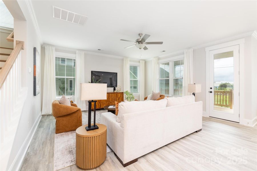 Furnished interior view inside a new home in Riverwalk, Rock Hill (Image 25).