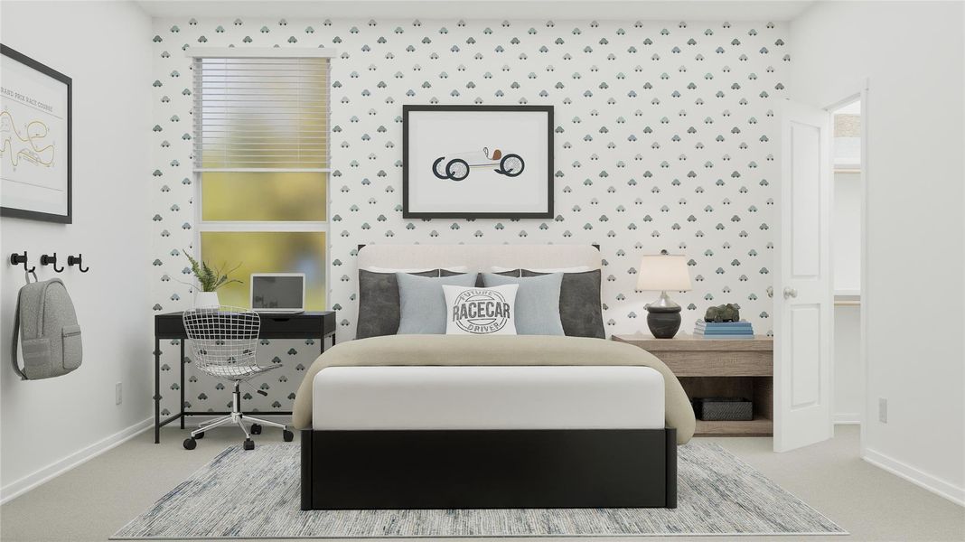 Furnished interior view inside a new home in Cotton Brook, Hutto (Image 3). Furnished interior view inside a new home in Cotton Brook, Hutto (Image 3).