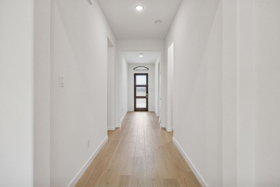 Entryway in the Gilmour II home plan by Trophy Signature Homes – REPRESENTATIVE PHOTO