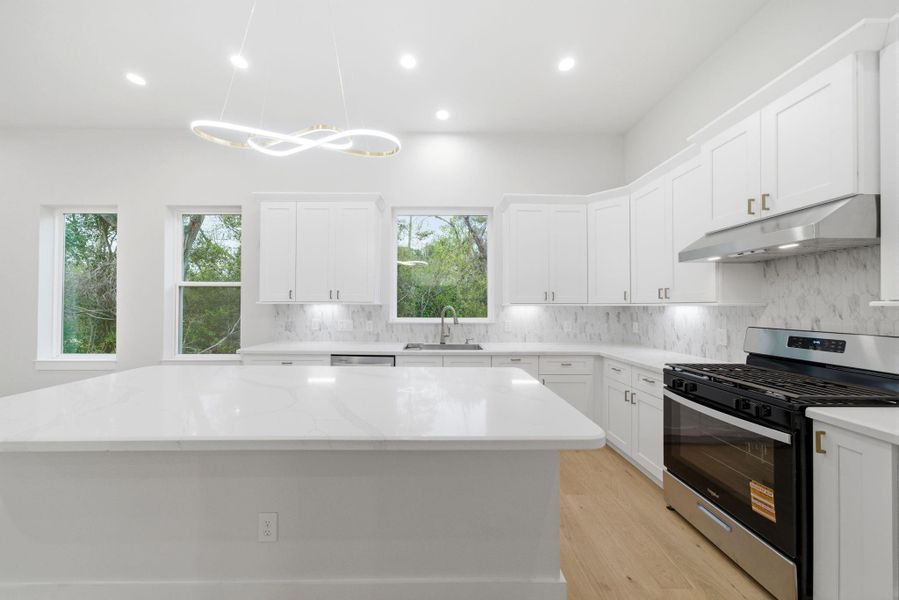 Furnished interior view inside a new home in , Houston (Image 9).