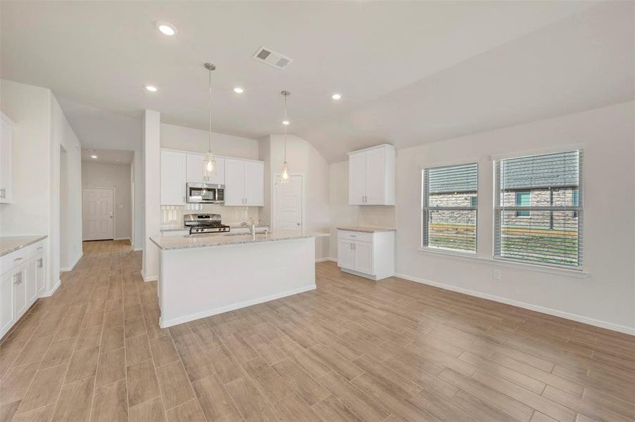 Furnished interior view inside a new home in The Preserve, Justin (Image 11).