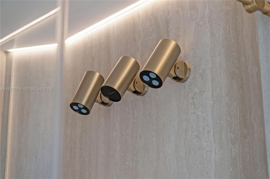 Close-up of interior finishes inside a home in , Miami Beach (Image 46).