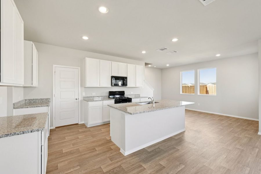 Representative furnished interior of a home built from the Azalea 1668 by Brohn Homes in Azalea, Pattison (Image 7).
