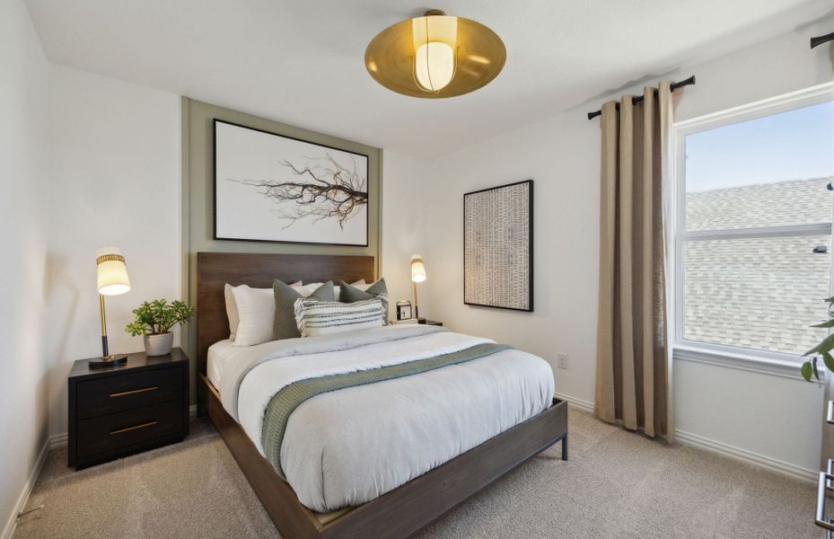 Furnished interior view inside a new home in Pecan Square, Northlake (Image 6).