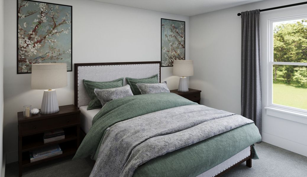 Representative furnished interior of a home built from the Macon by Mattamy Homes in Cardinal Landing, Coats (Image 9).