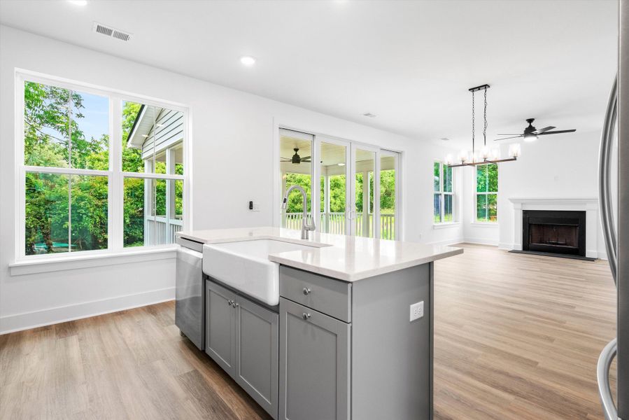 Furnished interior view inside a new home in , Charleston (Image 15).