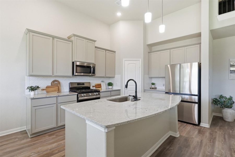 Furnished interior view inside a new home in Deer Trail Estates, Conroe (Image 27).