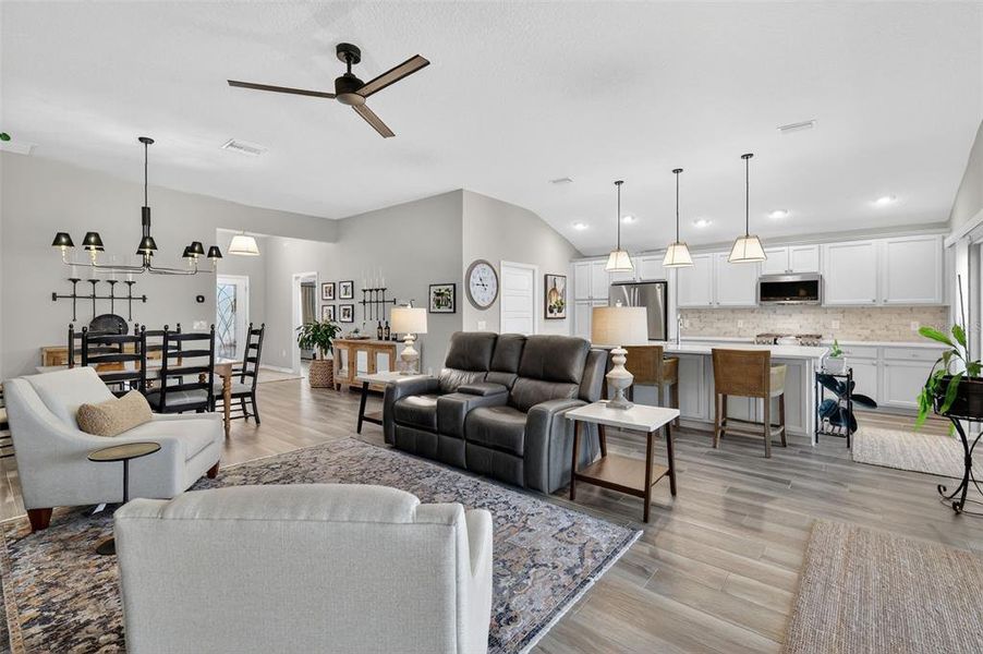 Furnished interior view inside a new home in , The Villages (Image 11). Furnished interior view inside a new home in , The Villages (Image 11).