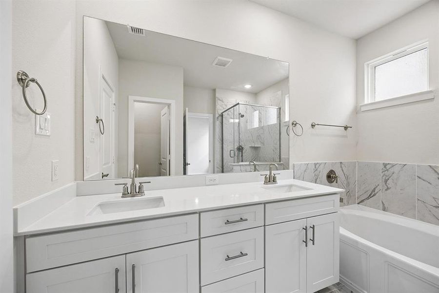 Furnished interior view inside a new home in Lexington Frisco, Frisco (Image 9).