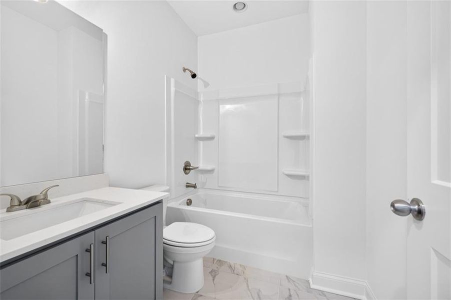 Furnished interior view inside a new home in , Buford (Image 16).