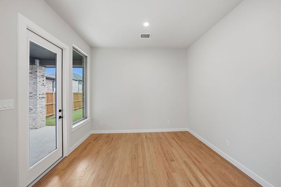 Spacious, unfurnished interior of a new home in Light Farms Brenham - 40' Lots, Celina (Image 31). Spacious, unfurnished interior of a new home in Light Farms Brenham - 40' Lots, Celina (Image 31).